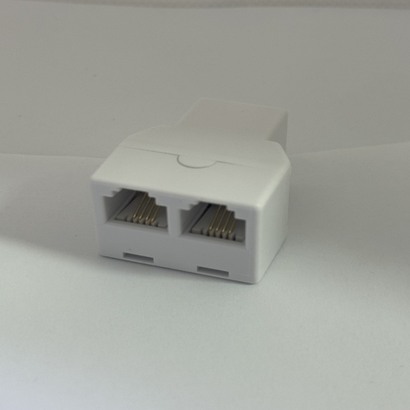 RJ45 雙孔分接器